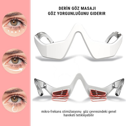 Kırmızı Işık & EMS Terapili Göz Masaj Cihazı